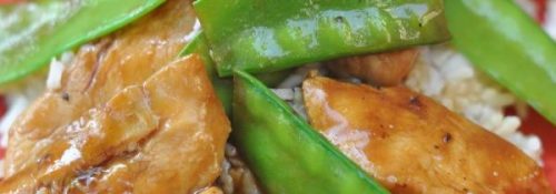 Oriental Chicken & Snow Peas